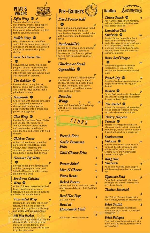 Lunch Box - Jasper, TN menu_pic