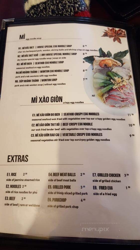 Pho Saigon - Newmarket, ON menu_pic