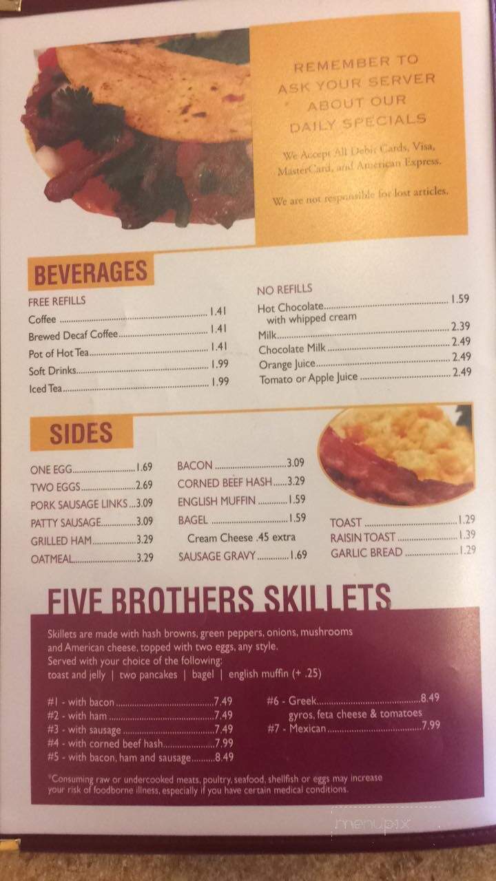 Five Brothers Cafe - Salem, IL