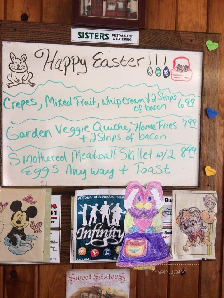 Sisters Restaurant - Falconer, NY menu_pic