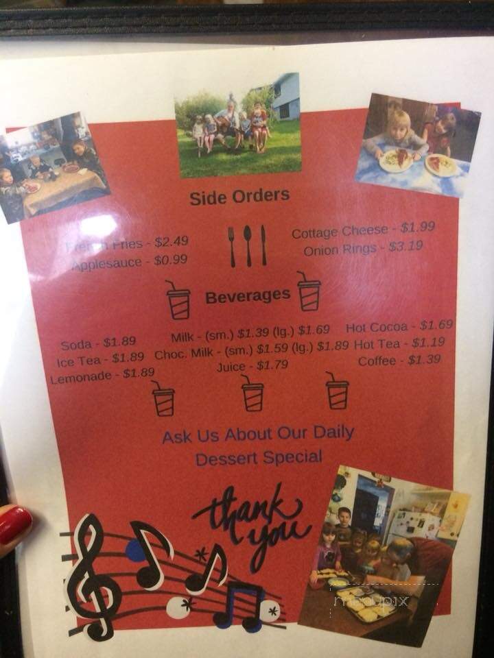 Sisters Restaurant - Falconer, NY menu_pic