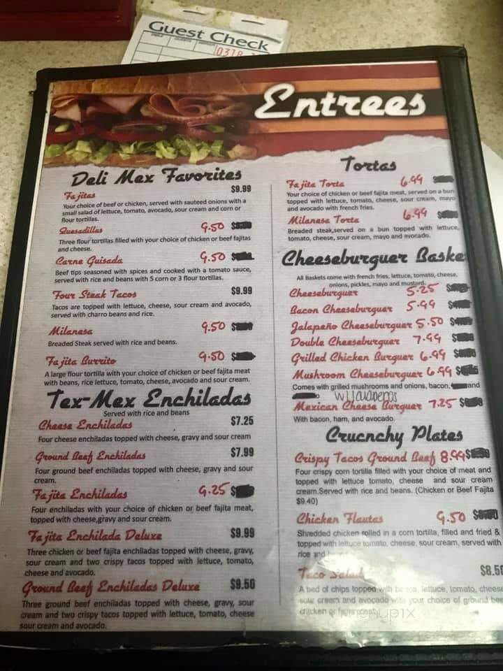 Deli House Restaurant - Galena Park, TX menu_pic