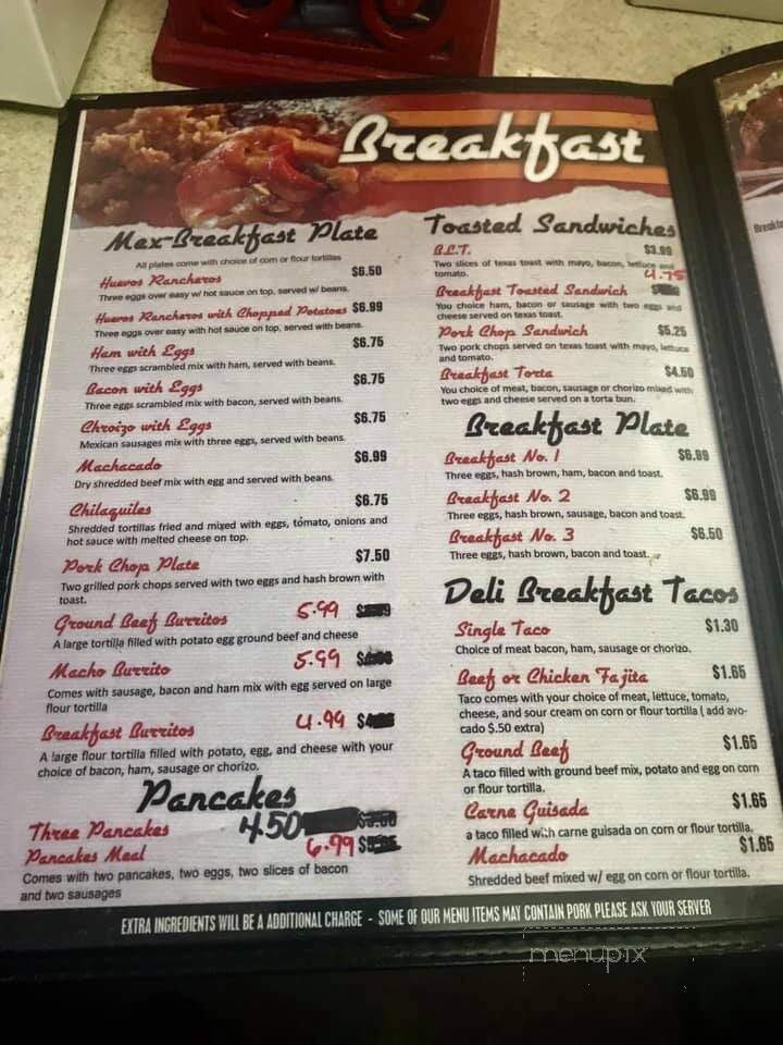Deli House Restaurant - Galena Park, TX menu_pic