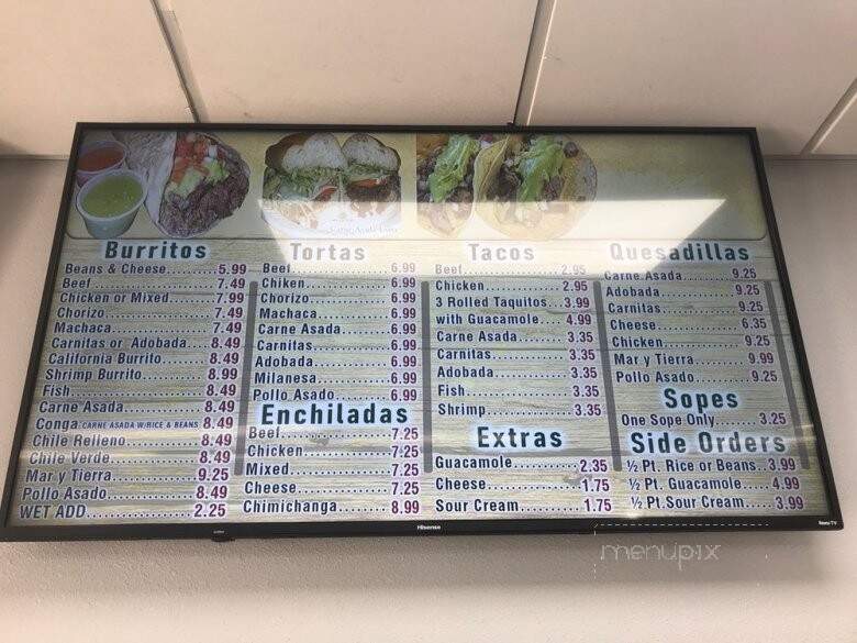 Alvaro's Mexican Food - Fullerton, CA menu_pic