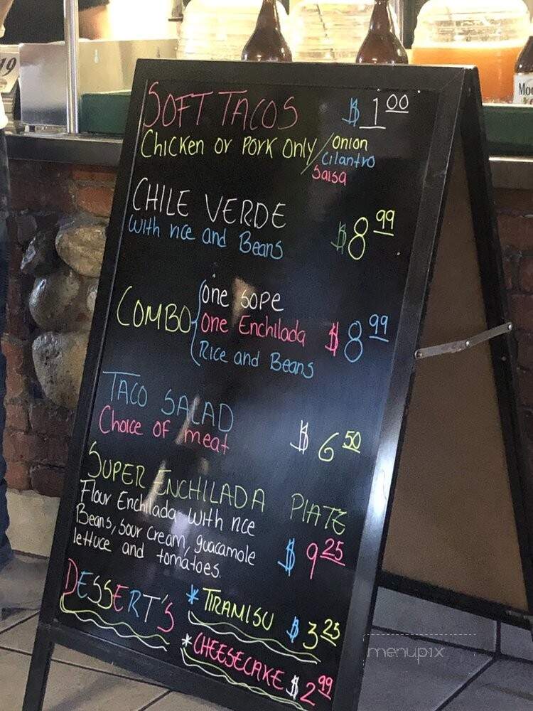 El Parian Taqueria - North Highlands, CA menu_pic