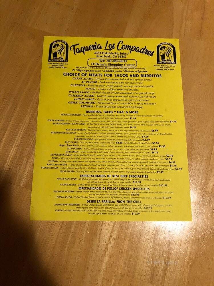 Taqueria Los Compadres - Riverbank, CA