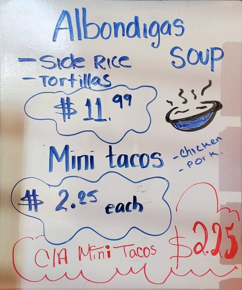 Odalberto's - Grand Terrace, CA menu_pic
