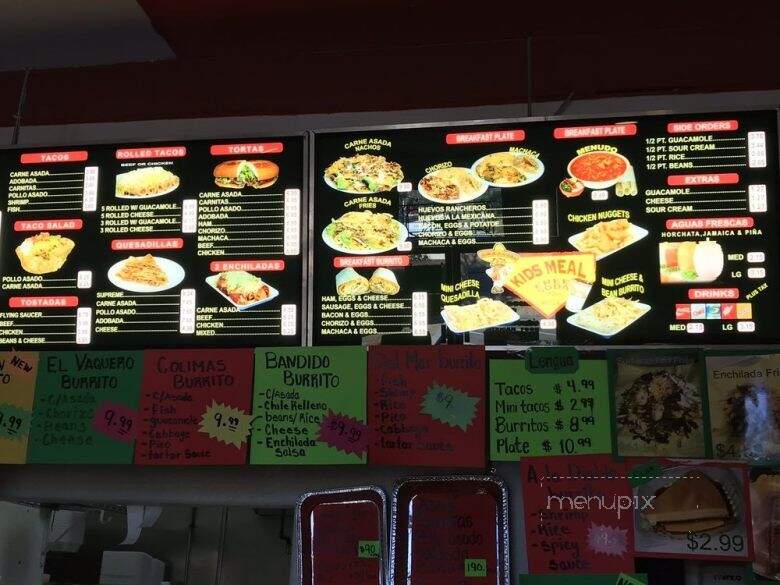 Odalberto's - Grand Terrace, CA menu_pic