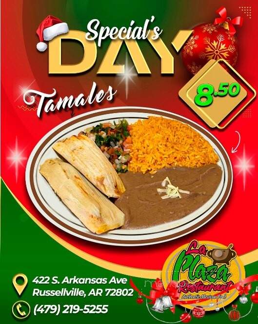 La Plaza - Russellville, AR menu_pic