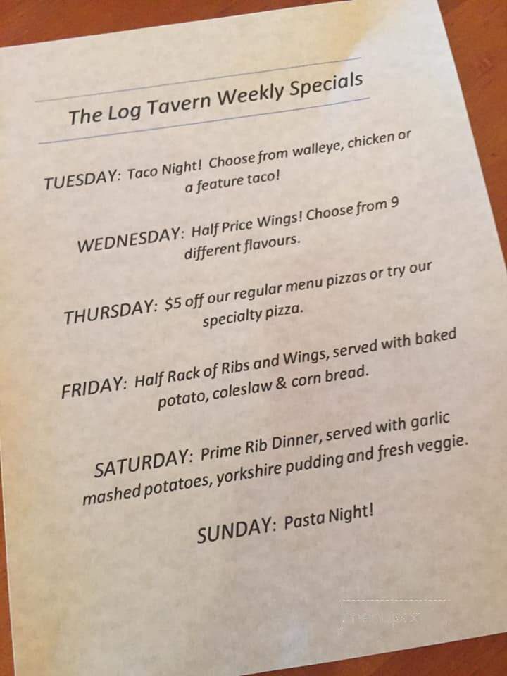The Log Tavern - Nestor Falls, ON