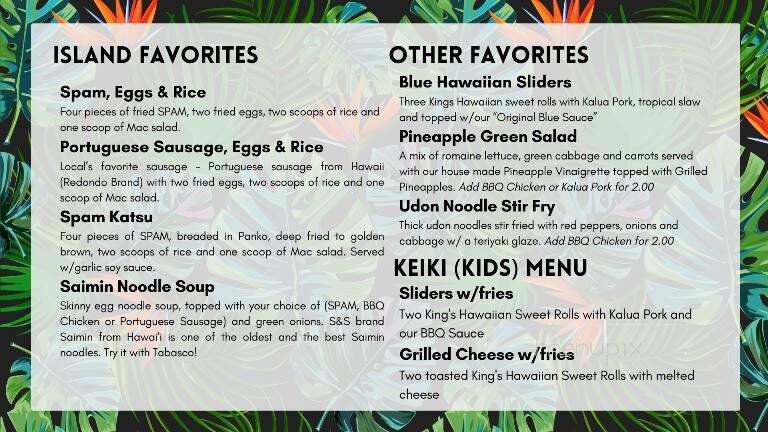 Got Plate Lunch - Rancho Cordova, CA menu_pic