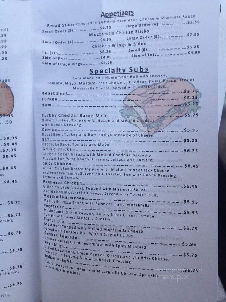 Home Town Pizza - Grand Coulee, WA menu_pic
