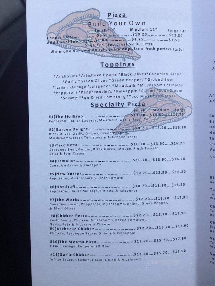 Home Town Pizza - Grand Coulee, WA menu_pic