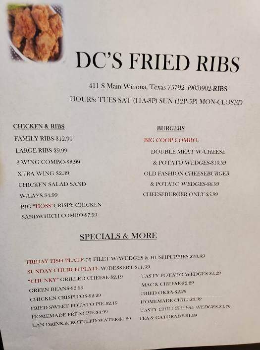 DC's Fried Ribs - Tyler, TX