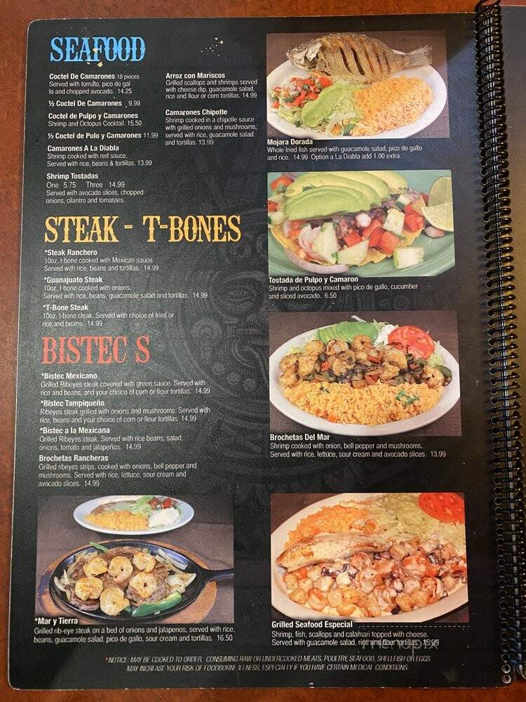 El Centinela - Flowery Branch, GA menu_pic