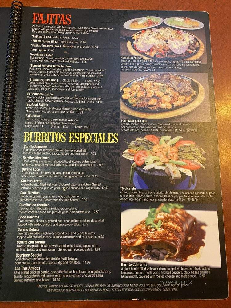 El Centinela - Flowery Branch, GA menu_pic