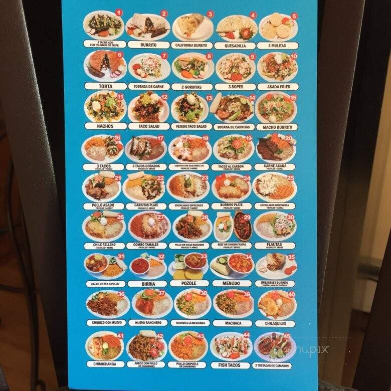 Taqueria El Kiosko - Renton, WA menu_pic