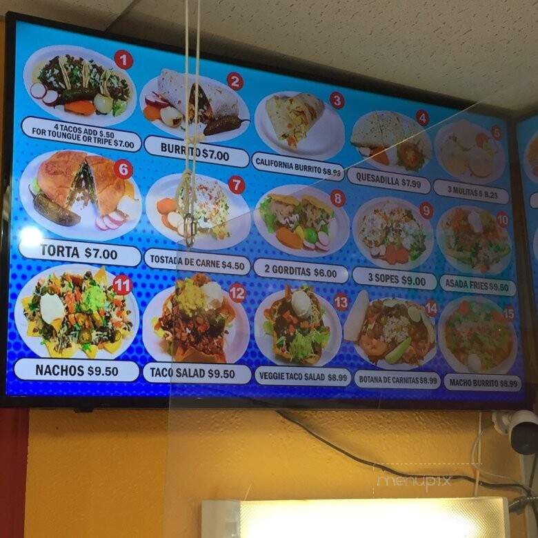 Taqueria El Kiosko - Renton, WA menu_pic