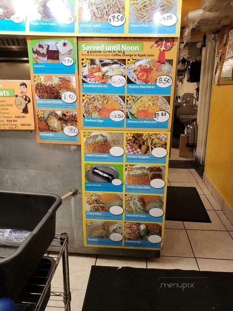 Taqueria El Kiosko - Renton, WA menu_pic