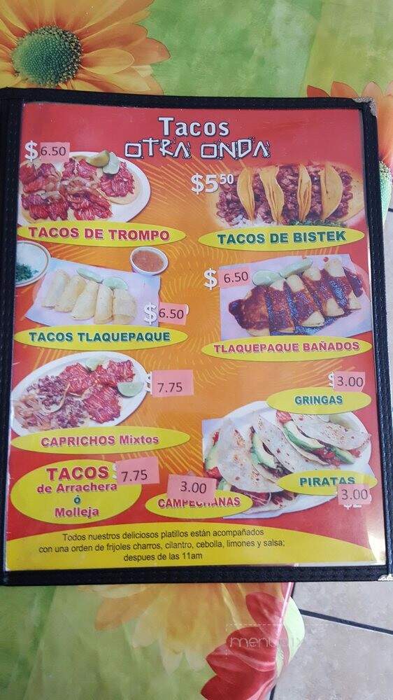 Taqueria Monterrey Chiquito - Houston, TX menu_pic