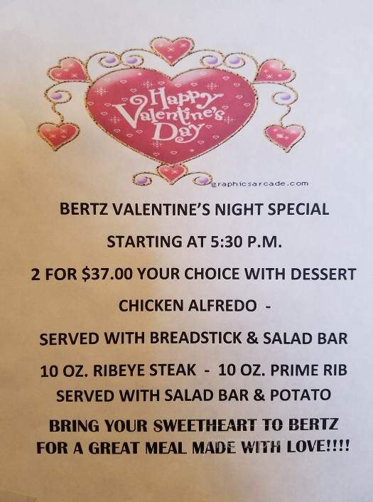 Bert's Lounge - Beresford, SD menu_pic