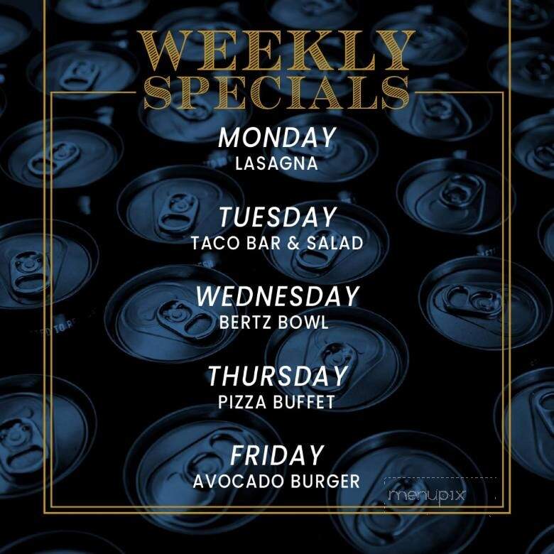 Bert's Lounge - Beresford, SD menu_pic