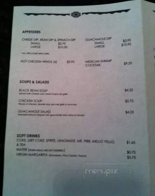 Haberneros Mexican Grill - Chelsea, AL menu_pic