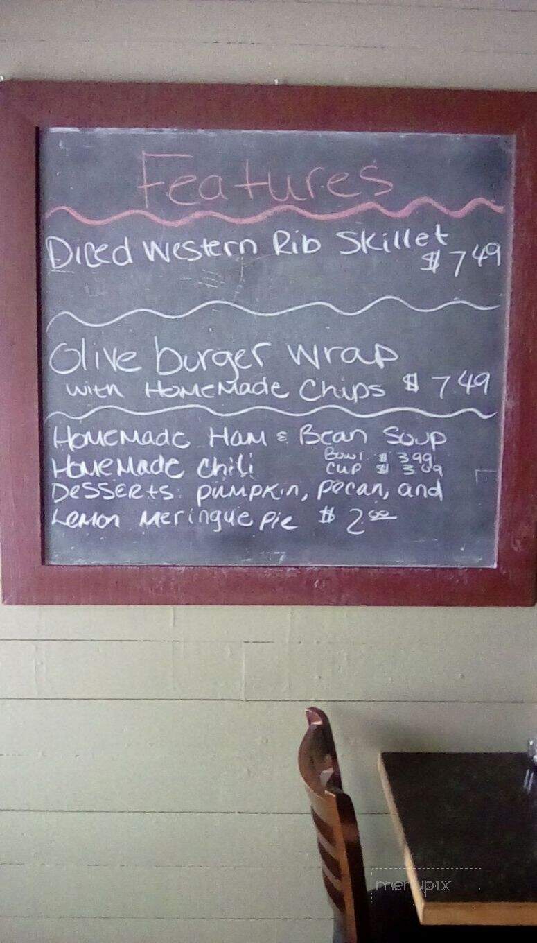 Stockbridge Diner - Stockbridge, MI menu_pic