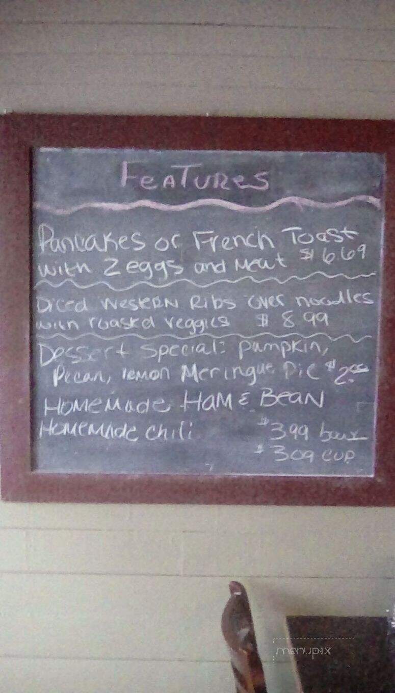 Stockbridge Diner - Stockbridge, MI menu_pic