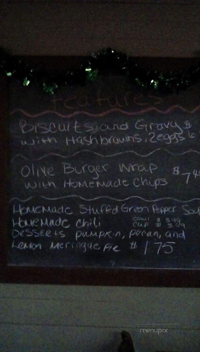 Stockbridge Diner - Stockbridge, MI menu_pic