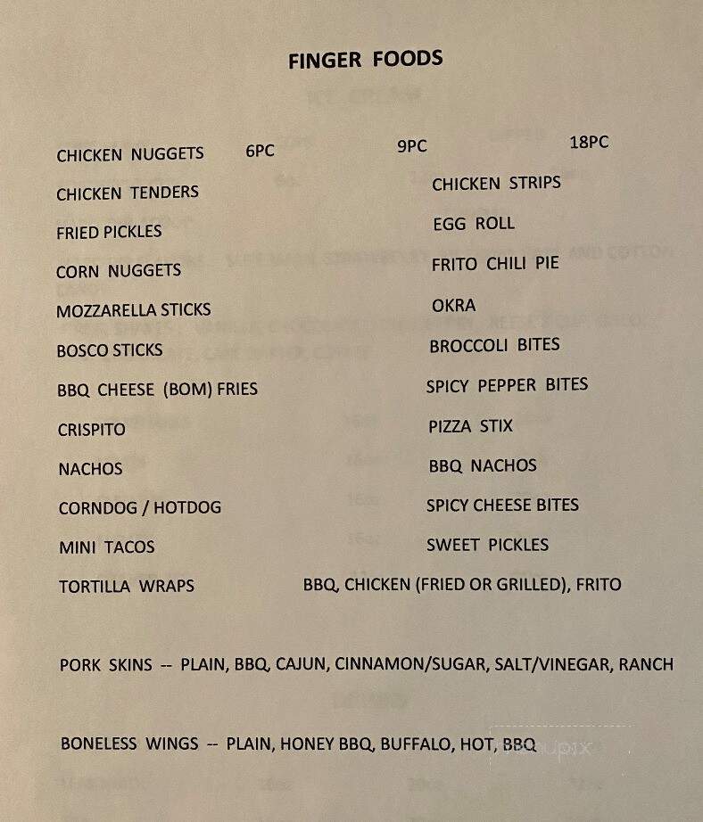 Yum Yum Drive-In - Steele, MO menu_pic