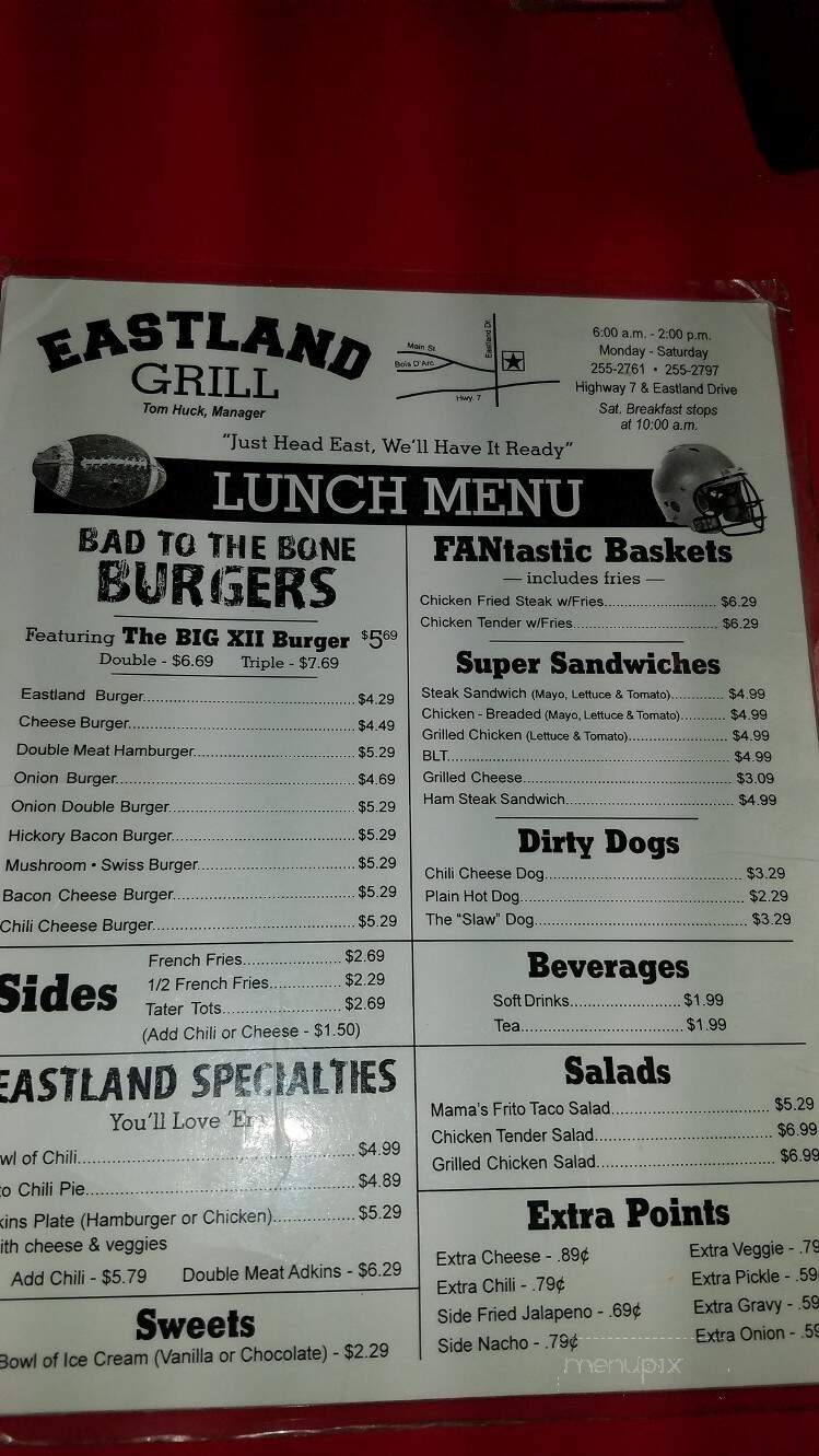 Eastland Grill - Duncan, OK