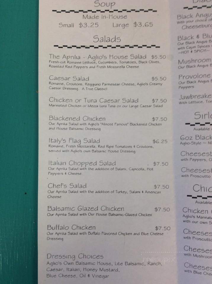 Aglio Restaurant & Deli - Scranton, PA menu_pic