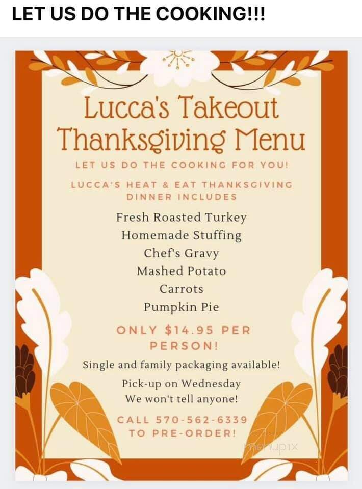 Family Affair Restaurant - Taylor, PA menu_pic