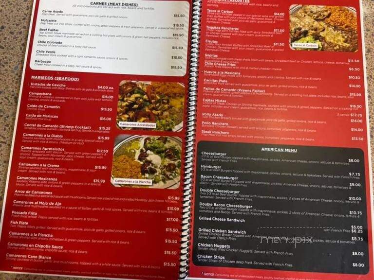 La Cabana - Royal City, WA menu_pic