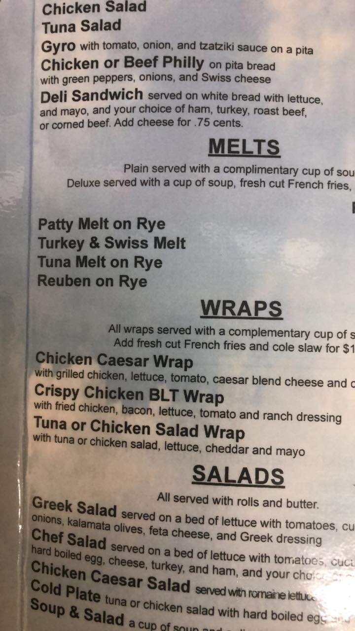 Vasili's Corner Cafe - Elkhorn, WI menu_pic