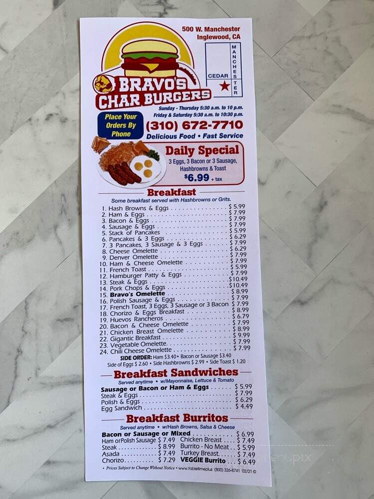 Bravo's Charburger - Inglewood, CA