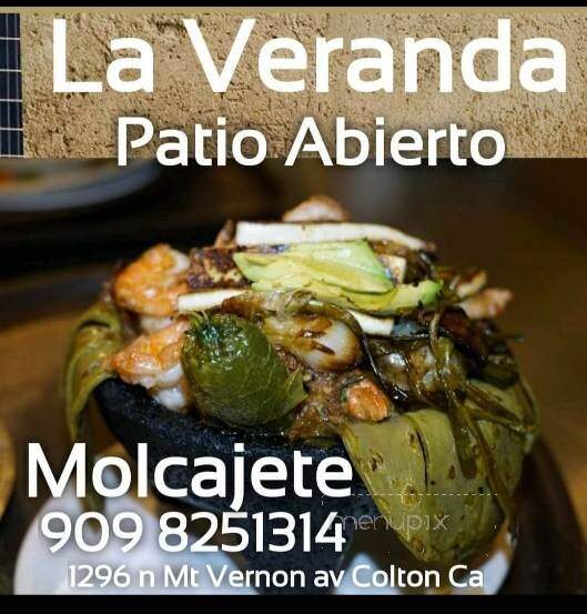 La Veranda - Colton, CA menu_pic