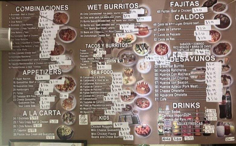 El Comal - Nuevo, CA menu_pic