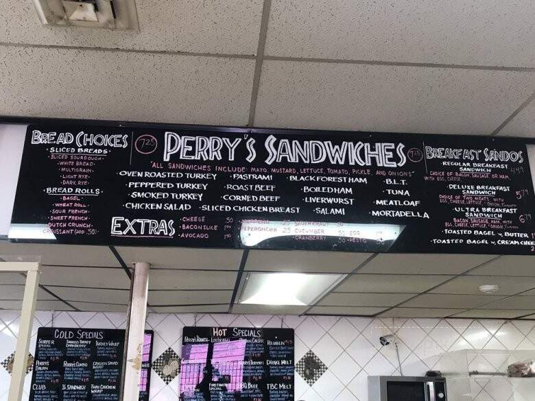 Perry's Delicatessen - Fairfax, CA menu_pic