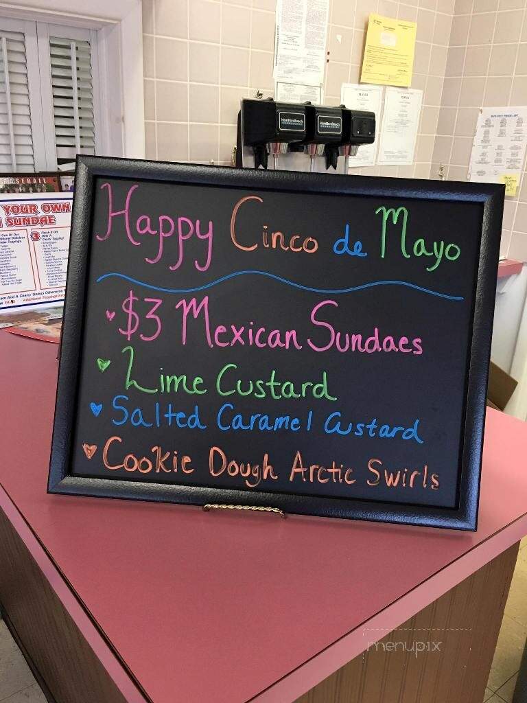 RJ's Ice Cream - Lockport, NY menu_pic