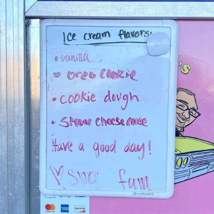Woodland Sno Shack - Woodland, CA menu_pic