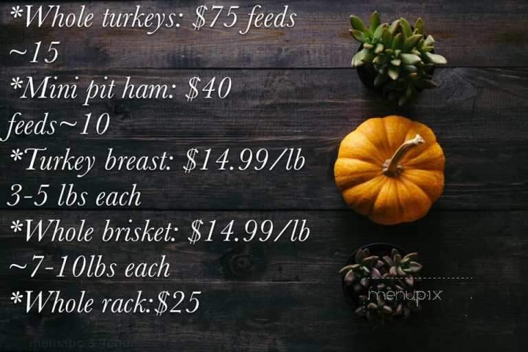 Blackland Smokehouse - Snyder, TX menu_pic