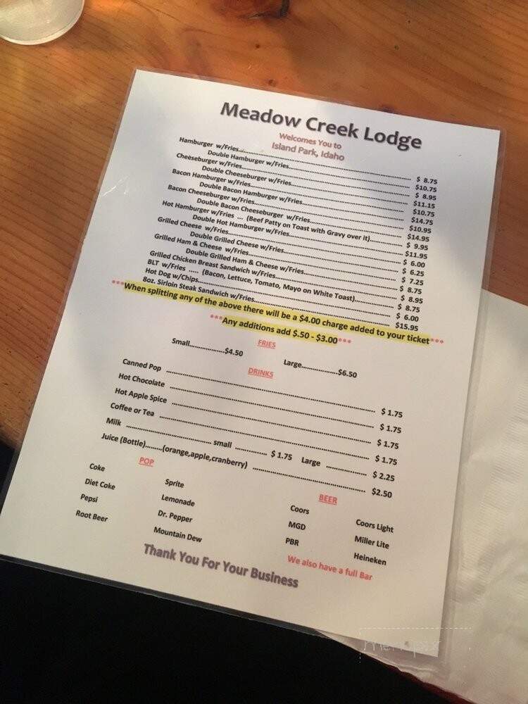 Meadow Creek Lodge - Island Park, ID