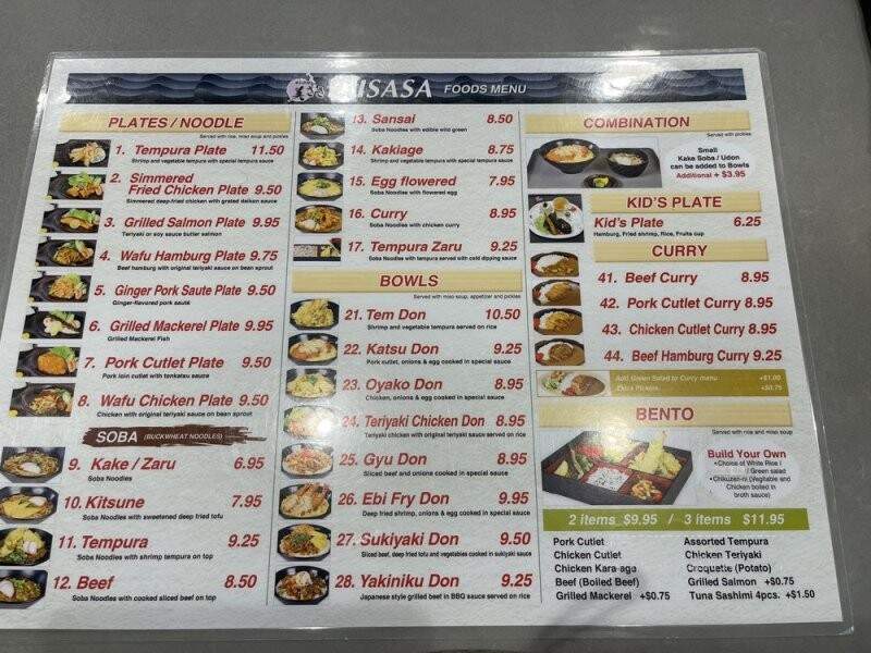 Misasa - Torrance, CA menu_pic
