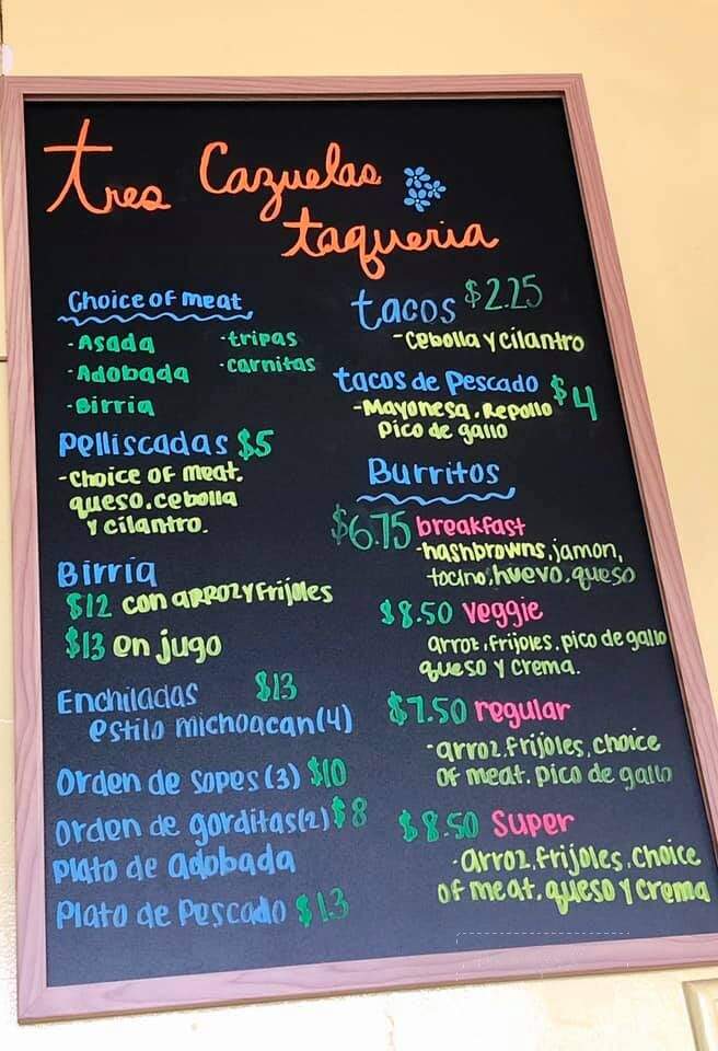 Tres Cazuelas Taqueria - Dunnigan, CA