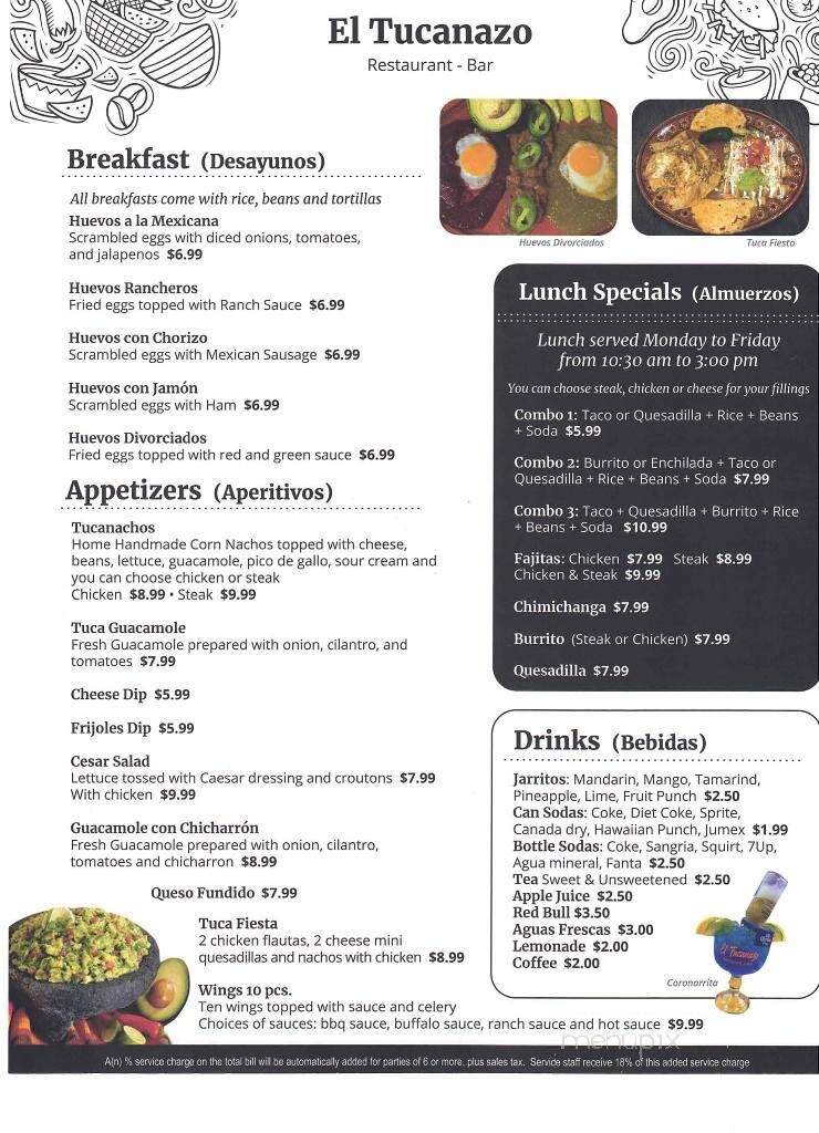El Tucanazo Restaurant Bar - Ocoee, FL