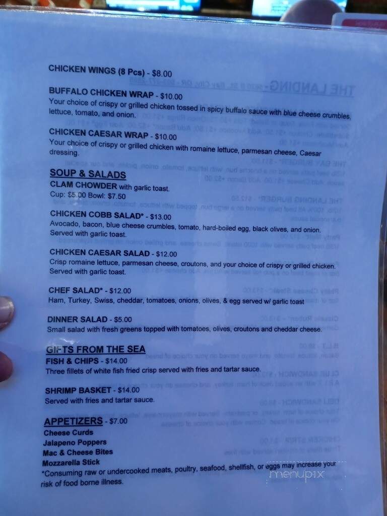 Landing - Bay City, OR menu_pic