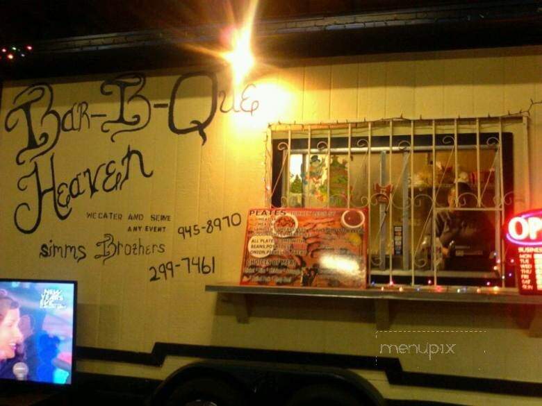 Bar-B-Q Heaven - Austin, TX menu_pic