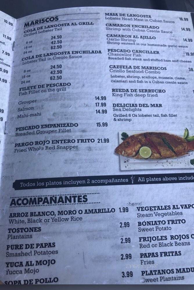 La Giraldilla Hanley - Tampa, FL menu_pic
